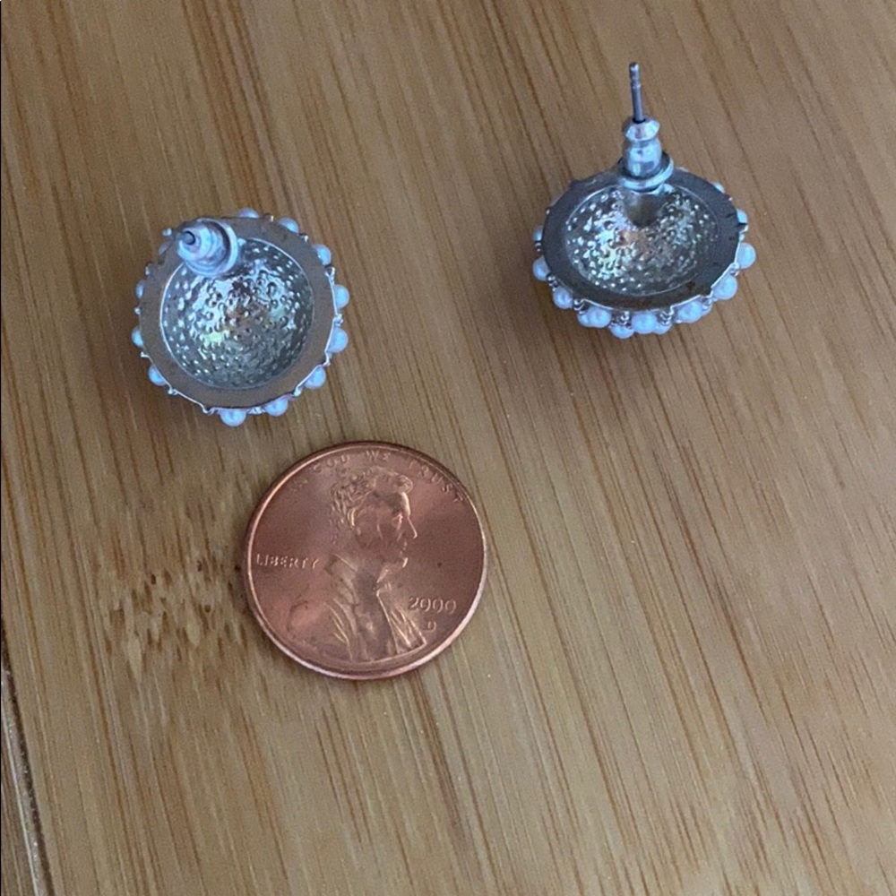 Pearl earrings - vintage inspired - Picture 2 of 3